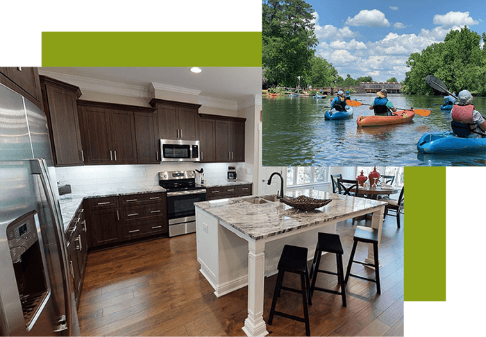 Savannah Lakes Realty - Kitchen, Kayaking